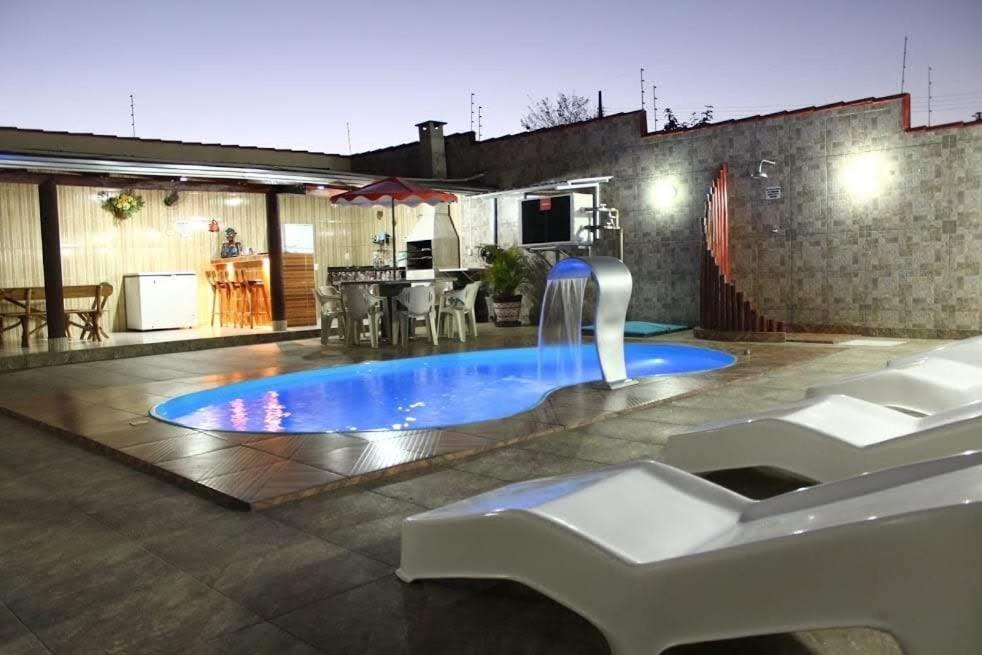 Sobrado Frente P/Lago Com Piscina Aquecida 카우다스노바스 외부 사진